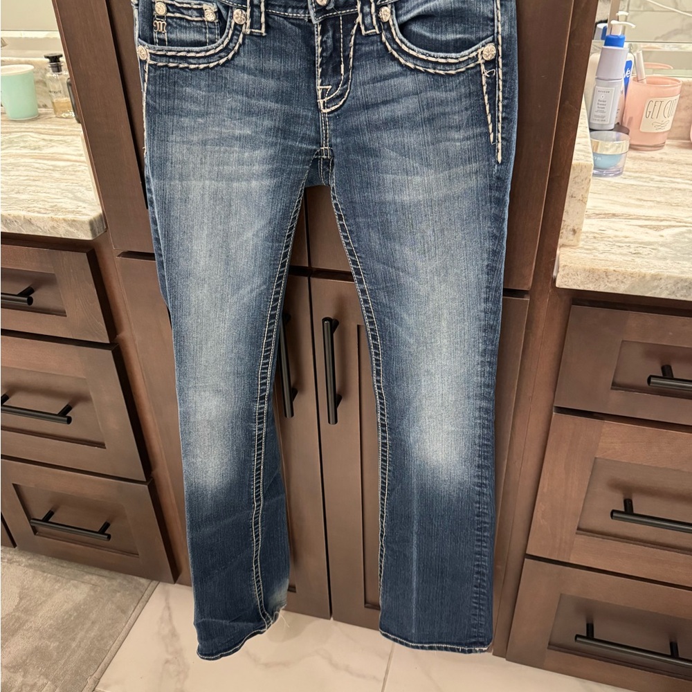 Miss Me Dark Blue Boot Cut Jeans